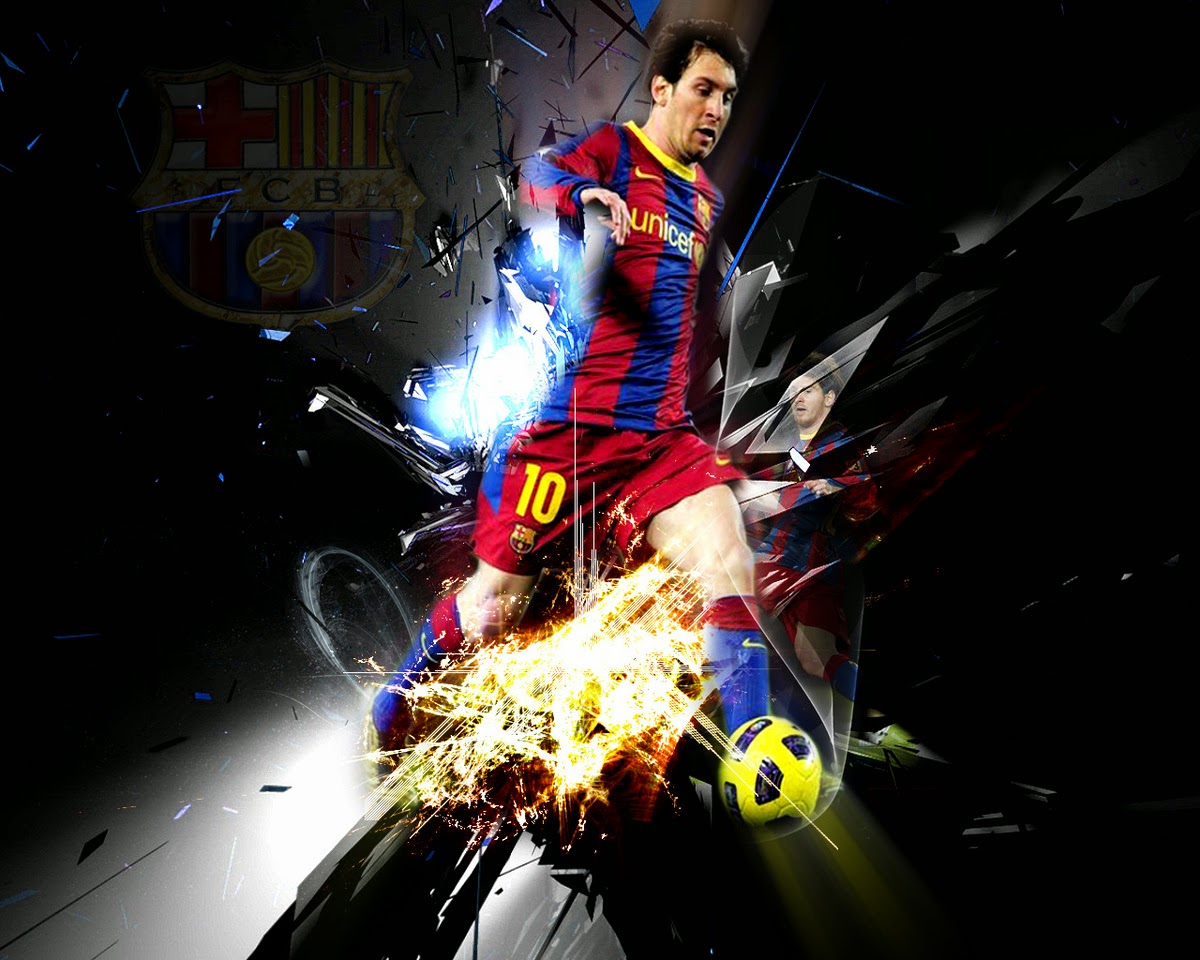 10 WALLPAPER COOL SUPERB LIONEL MESSI Gambar Kartun Lucu Dan