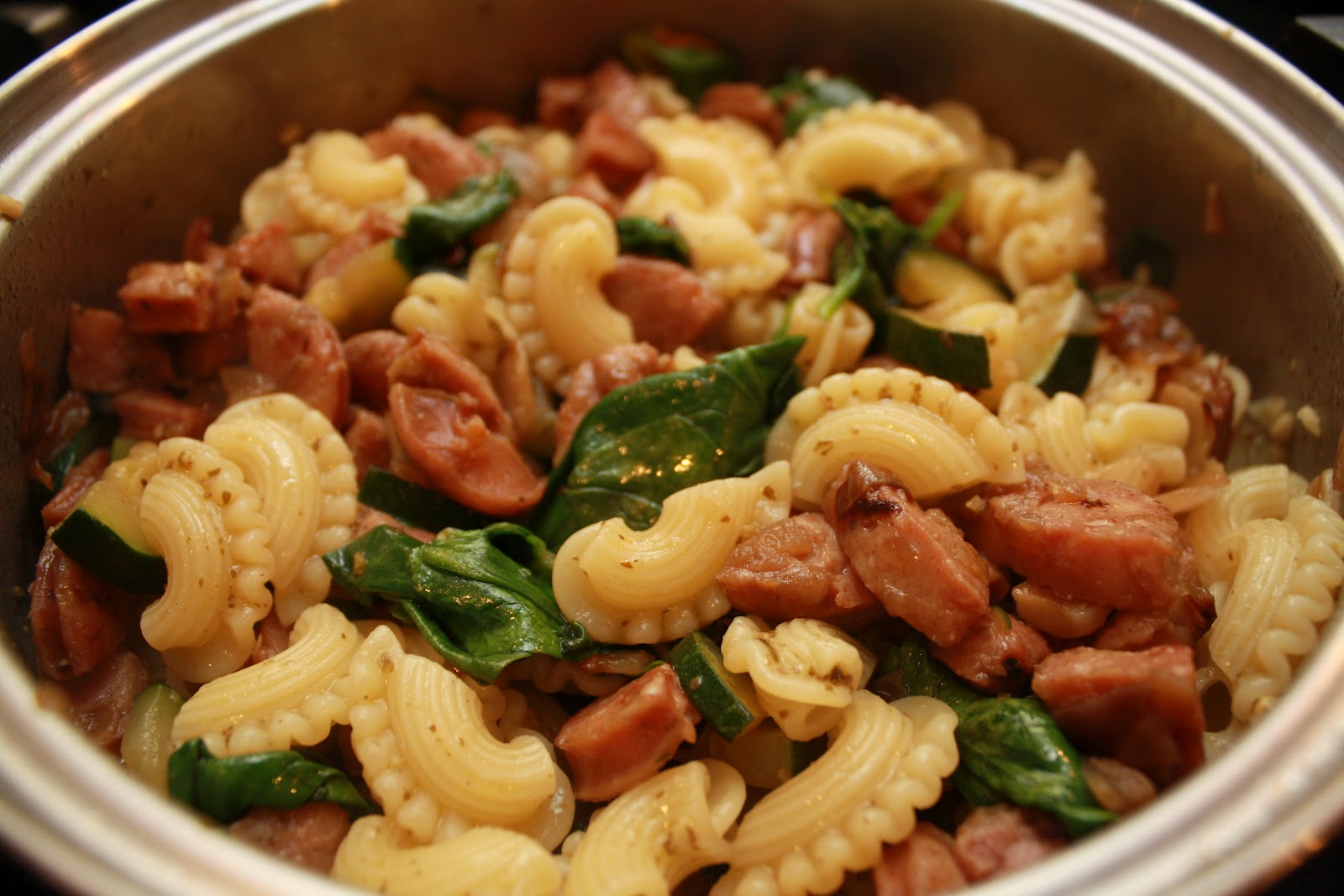 Blissfully Domestic: Pasta A La Chicken Apple Sausage