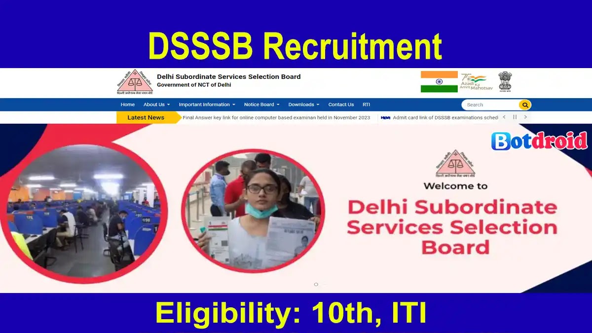 DSSSB Recruitment 2024, Apply Online for 567 MTS Jobs in Delhi Government