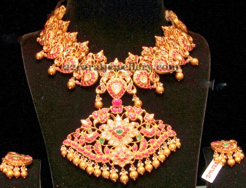 Mughal Elaborate Mango Necklace