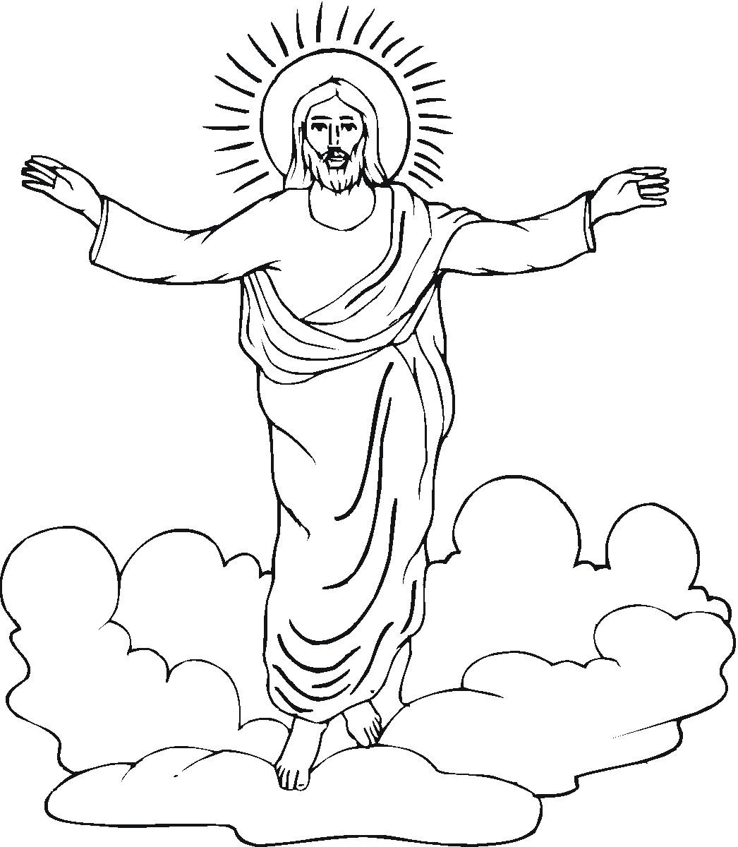 Download Coloring Page Easter Jesus - 190+ Best Free SVG File for Cricut, Silhouette and Other Machine