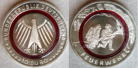 Germany 10 euro 2023 - Fire Department