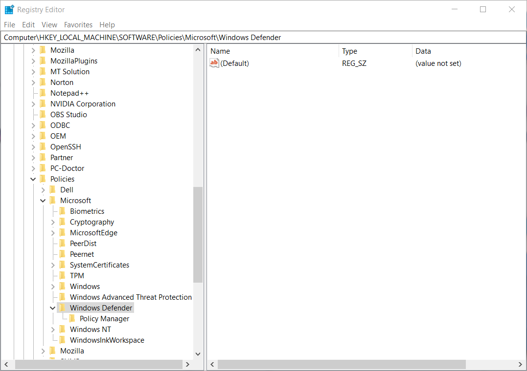 حل-مشكلة-This-setting-is-managed-by-your-administrator-على-ويندوز