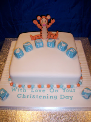 christening cakes for boys. Tigger Christening Cake