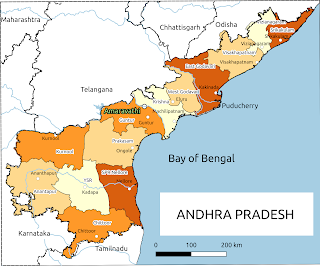 Muslim Population in Districts of Andhra Pradesh