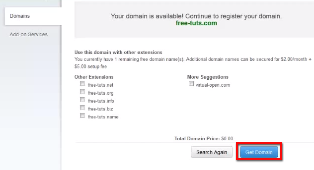 Get Domain