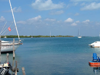 Whispering Jesse at anchor (right in the center of the photo)