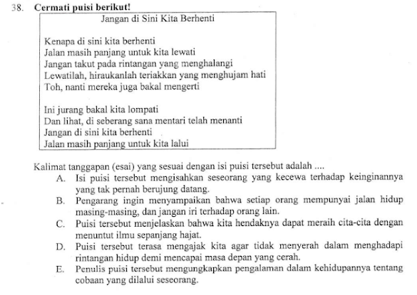 Contoh Soal Esai