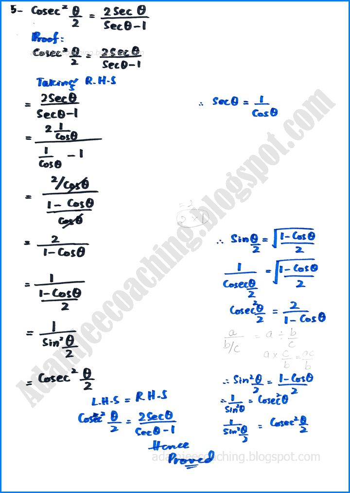 trigonometric-identities-of-sum-and-difference-of-angles-exercise-10-3-mathematics-11th