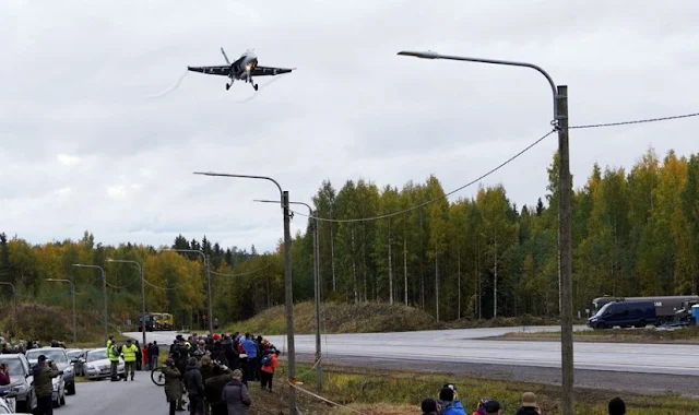 European Situation Heats Up, Finland Uses Highways to Become Runways for Military Aircraft