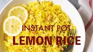 Instant Pot Lemon Rice