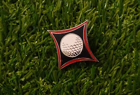 A lovely Ninja Golf pin badge 