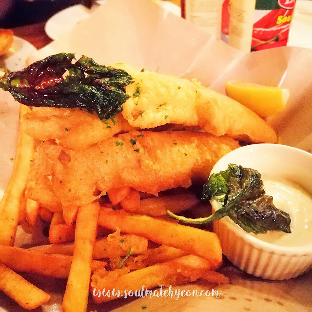 Fish & Chips; Dinner at Shoney's Dining & Bar