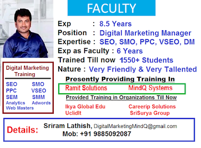 Digital Marketing Training Hyderabad | Digital Marketing Faculty