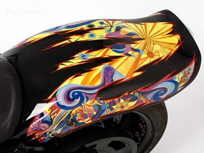 Modification sporty Airbrush Harley-Davidson Night Road 4