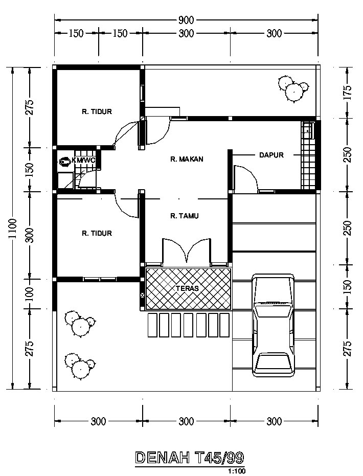 5 Contoh Denah  Rumah  Sederhana  2013