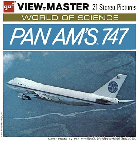 View-Master Pan Ams 747 (B747), Packet Cover