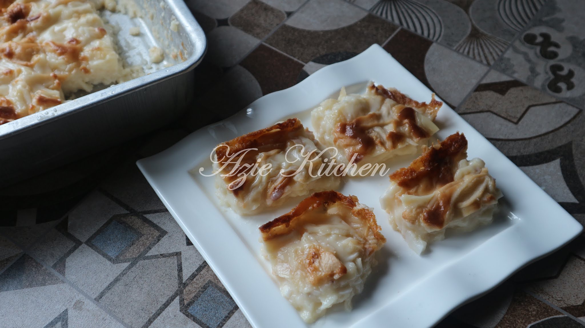 Kuih Kalakatar aka Kuih Bingka Kelapa Muda - Azie Kitchen