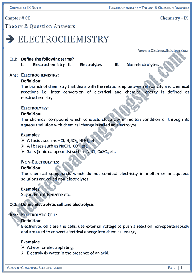 electrochemistry-theory-notes-and-question-answers-chemistry-ix