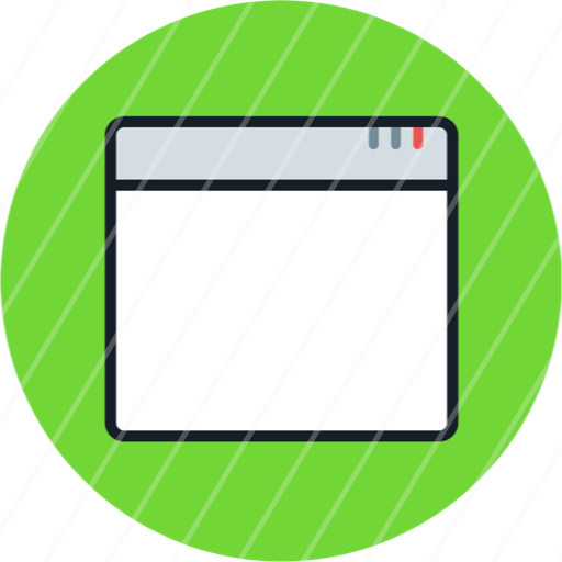 app, application, window, windows, icon, new window, blank window