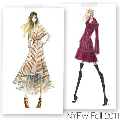 Fashion Design Jobs on Fashion Illustration Blog  Fashion Week  Designer Sketches  Part 2