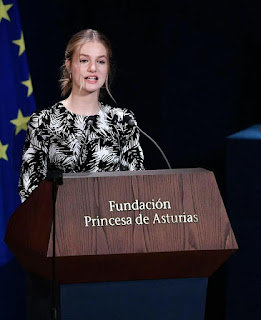 Spanish royals attend Princess of Asturias Awards