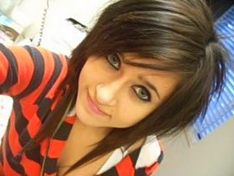 Emo Hairstyles With Red Highlights. An Blonde Emo Hairstyles For