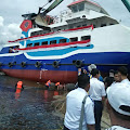 Akhirnya, Kapal RORO Diluncurkan Di Pantai Pasir Putih Tobasa