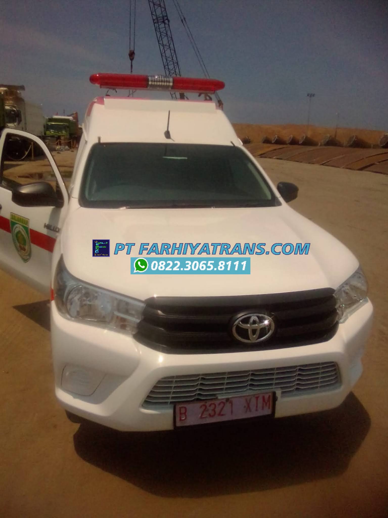 kirim mobil ambulans toyota hilux dan hiace dinas kesehatan kabupaten balangan paringin kalimantan selatan tangerang balangan wa 082230658111 ekspedisi pengiriman kendaraan surabaya jasa kirim mobil truk bus motor tronton alat berat