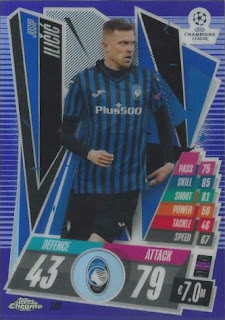 Topps Match Attax Chrome 2020-2021 Atalanta BC Set