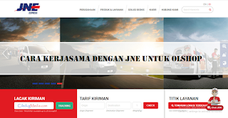 Cara kerjasama dengan JNE untuk olshop