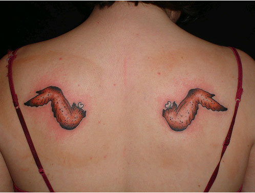 Not from TattooNowcom but if your looking for another chicken wing tattoo 