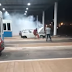Noticias Misiones : Vehículo con patente paraguaya terminó consumido por el fuego en plena cabecera del puente Posadas-Encarnación