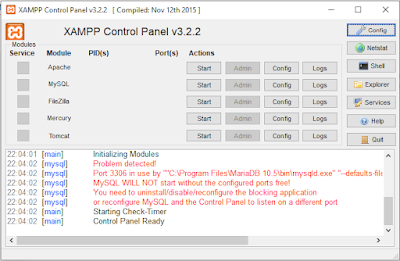 Cara Mengatasi Port in Use di MYSQL XAMPP (Solved)