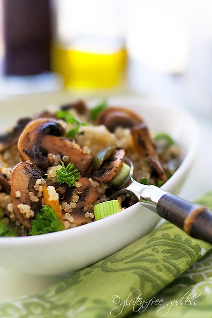 Quinoa mushroom pilaf recipe