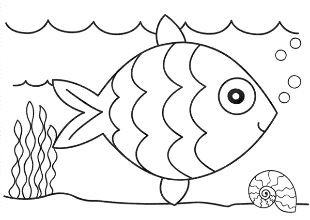 Coloring Pages Fun: Fish Coloring Pages