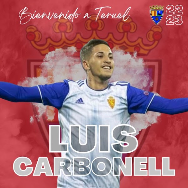 Oficial: CD Teruel, firma cedido Luis Carbonell