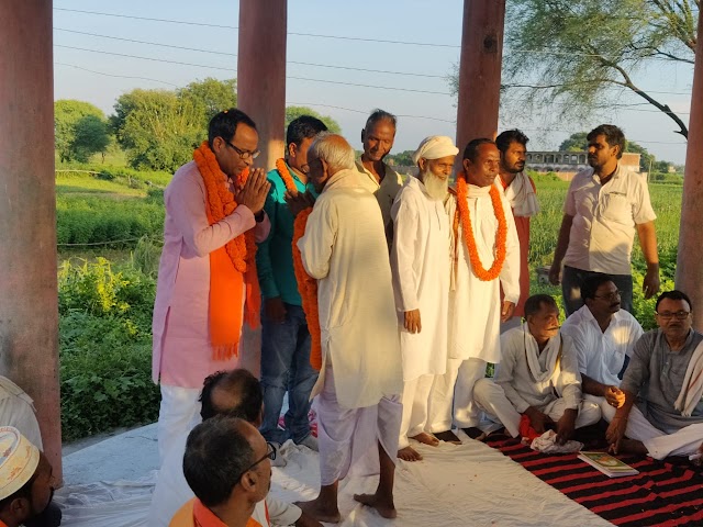 भाजपा के कार्यकर्ताओं ने नए पदाधिकारियों का किया जोरदार स्वागत