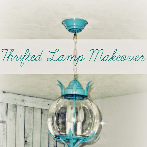 Master Bedroom Redo - Thrifted Lamp Redo