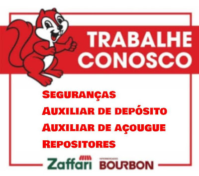 Zaffari abre vagas para Aux. Depósito, Açougue, Segurança e Repositores em Porto Alegre