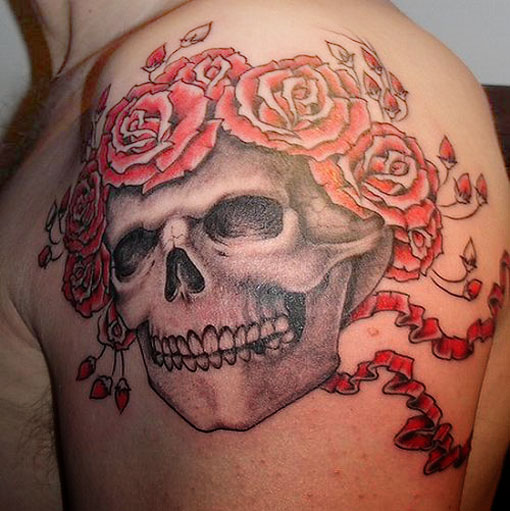 Free art skull mexican tattoo