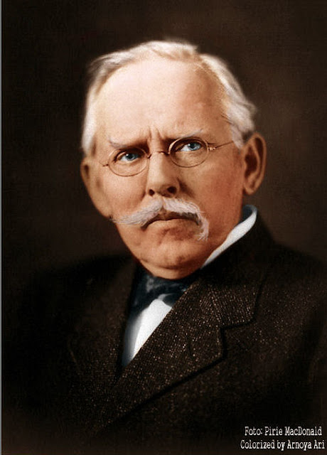 Jacob Riis (1849–1914) by Ian Pirie MacDonald, color colorization colorized