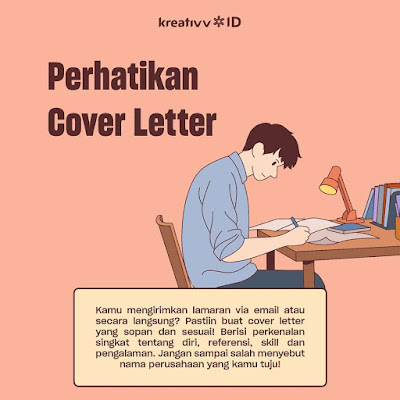 tips melamar pekerjaan Perhatikan Cover Letter