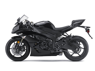 2010 Kawasaki Ninja ZX-6R Black Color