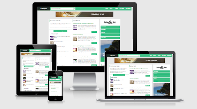 Auto Razz Responsive Blogger Template