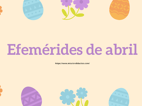 Efemérides de abril