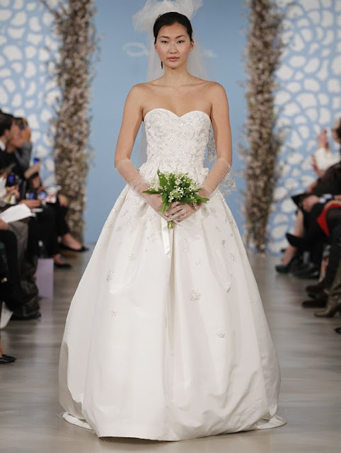 Oscar de la Renta Spring 2014 princess Wedding Dresses