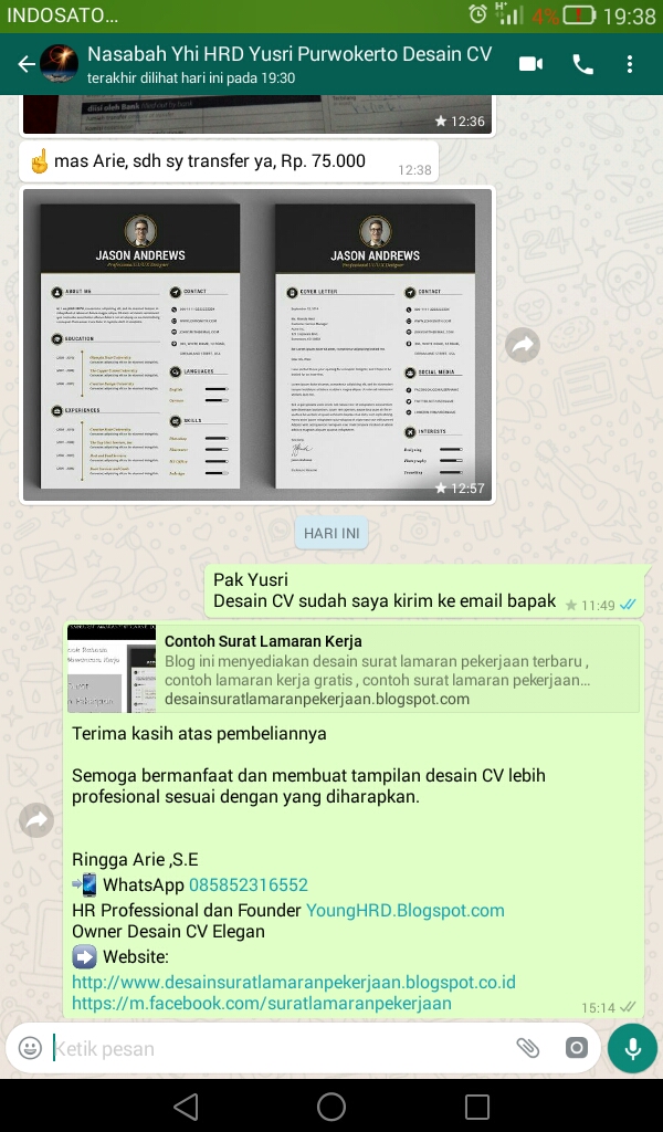 JASA DESAIN SURAT LAMARAN PEKERJAAN