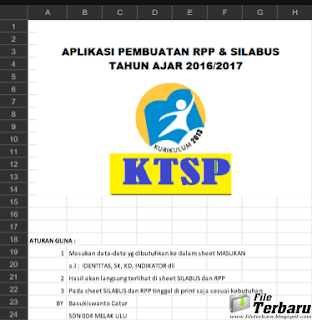 Aplikasi Pembuatan RPP Silabus Otomatis Tahun Ajar 2016/2017