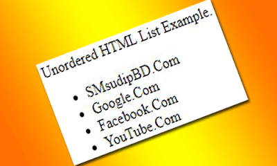 Unordered HTML List